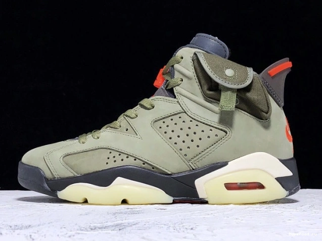 Jordan CN1084-200 x 6 Medium Air Olive Scott Travis 0630